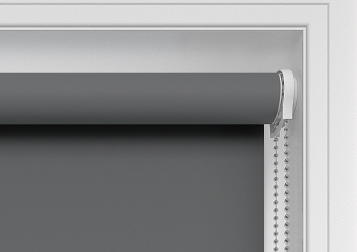 Trinity (Blackout), Fossil Grey - Twist&Fit Roller Blind - Image 11